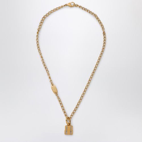 Nano necklace in gold brass - Balenciaga - Modalova