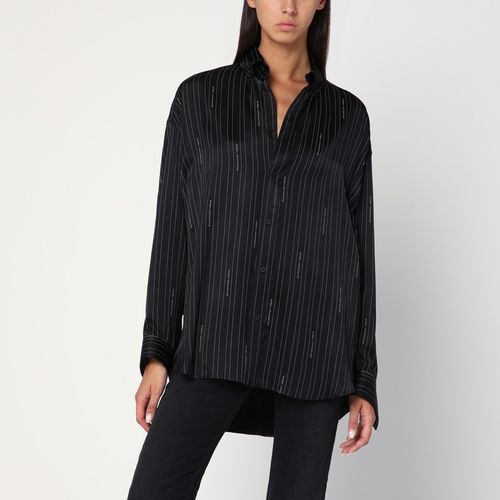 Hemd mit Nadelstreifen und Knopfleiste - Balenciaga - Modalova