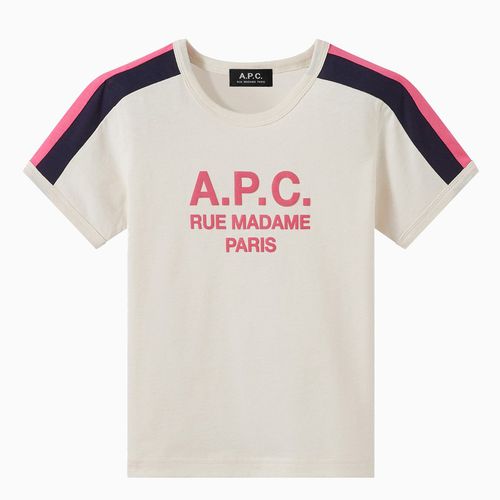 Tili ivory/salmon t-shirt with logo - A.P.C. - Modalova