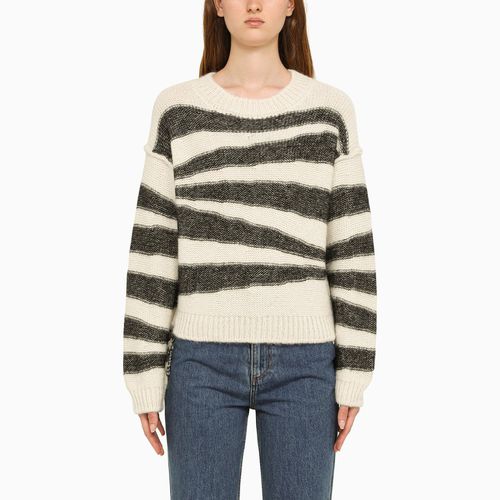 Zebra-pattern crew-neck sweater - A.P.C. - Modalova