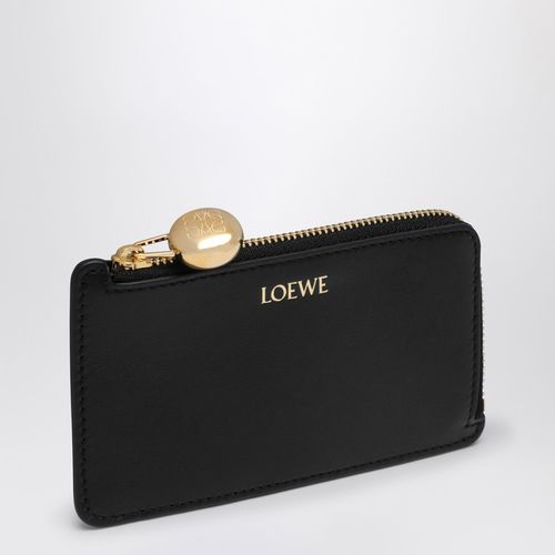 Portacarte Pebble nero in pelle - Loewe - Modalova