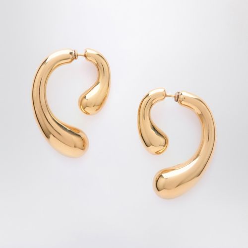P gold earrings - Panconesi - Modalova