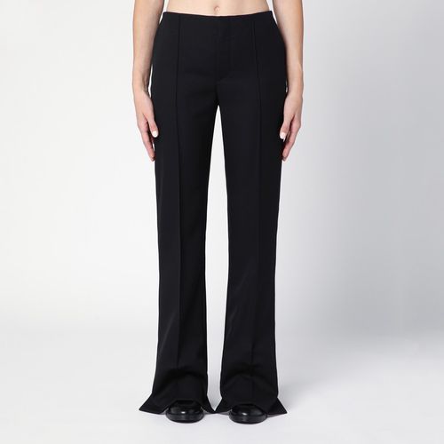 Pantalone asimmetrico nero in lana - Chloé - Modalova