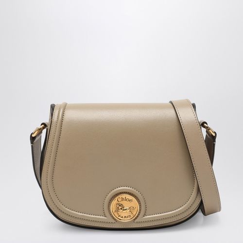 Borsa Saddle Horse Medal in pelle martellata rosa - Chloé - Modalova