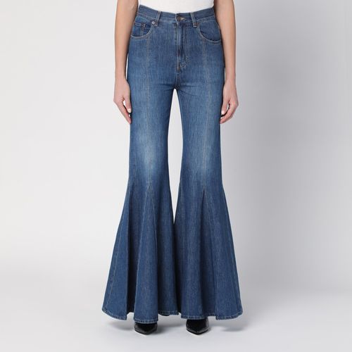 Jeans flare blu notte in denim - Chloé - Modalova