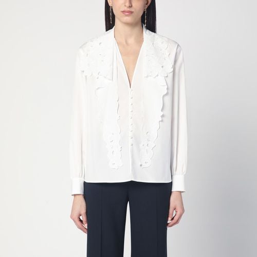 Shirt with embroidered bow tie - Chloé - Modalova