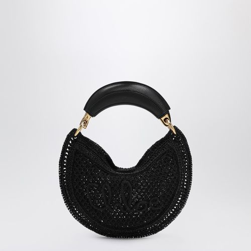 Borsa Hobo Summer Banana mini nera all'uncinetto - Chloé - Modalova