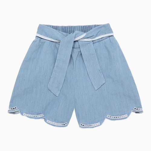 Hellblaue Jeansshorts aus Denim - Chloé - Modalova