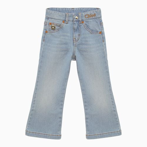 Jeans aus Denim mit ausgewaschener Optik - Chloé - Modalova