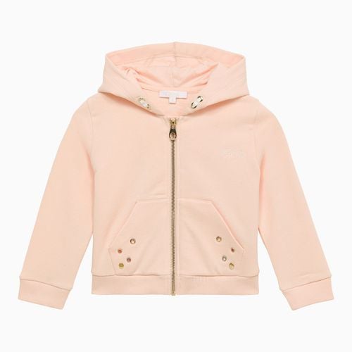 Blassrosa Hoodie aus Baumwolle - Chloé - Modalova