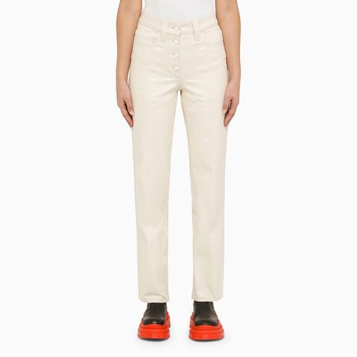 Regular cream cotton jeans - SUNNEI - Modalova