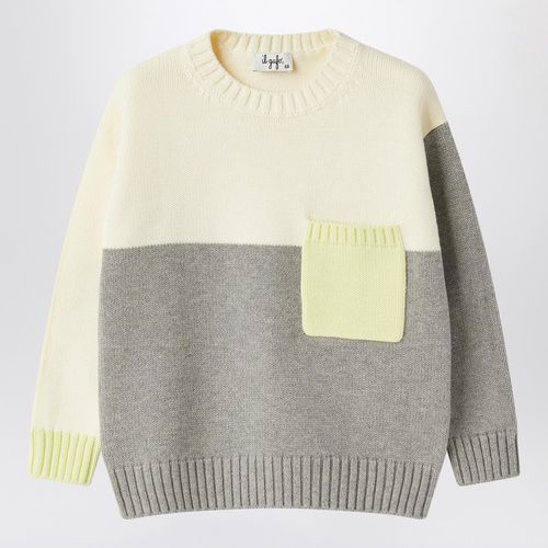 Colour-block jumper in organic cotton - Il Gufo - Modalova