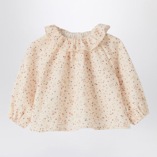 Cremefarbene Bluse mit Blumenprint - Teddy & Minou - Modalova