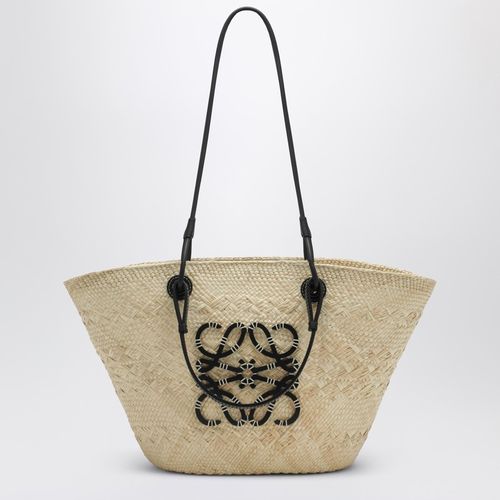Borsa Anagram Basket media Natural/Black - Loewe - Modalova
