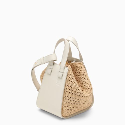 Borsa Hammock naturale/bianca in pelle - Loewe - Modalova