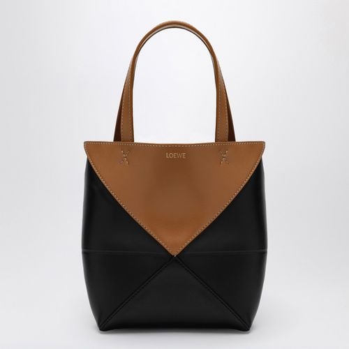 Mini-Tote-Bag Puzzle Fold warm desert/schwarz - Loewe - Modalova