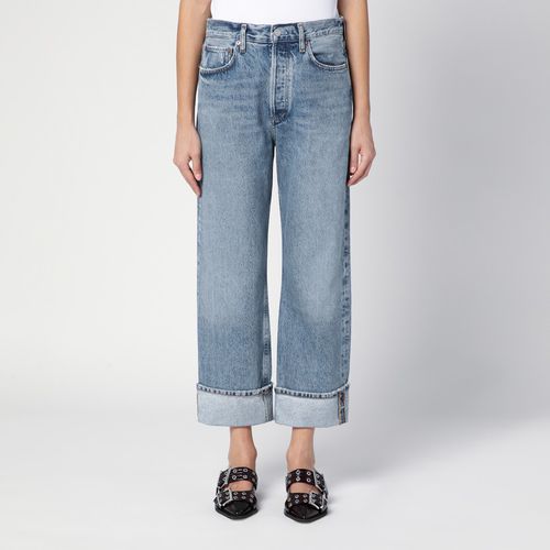 Fran jeans in organic denim with turn-ups - AGOLDE - Modalova