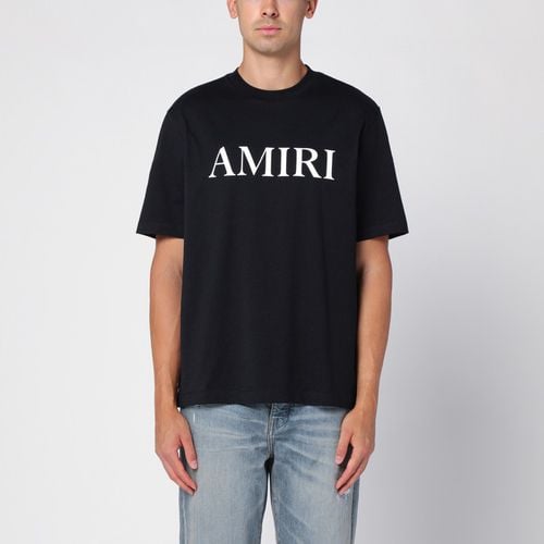 Black cotton T-shirt with logo - AMIRI - Modalova