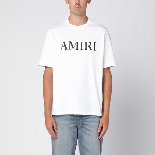 Blanches T-Shirt aus Baumwolle mit Logo - AMIRI - Modalova