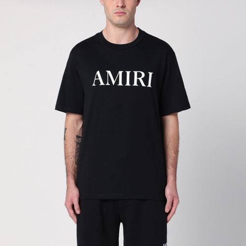 Black cotton T-shirt with logo - AMIRI - Modalova