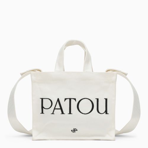 White cotton handbag with logo - Patou - Modalova