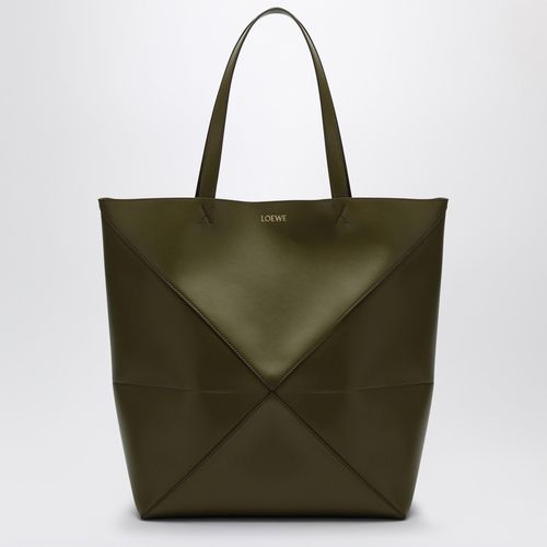 Puzzle Fold Tote olive large bag - Loewe - Modalova