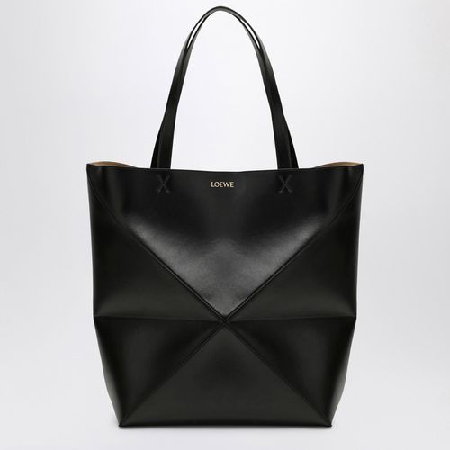 Borsa grande Puzzle Fold Tote nera - Loewe - Modalova