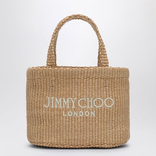 Beach Tote East-West piccola in rafia naturale - Jimmy Choo - Modalova