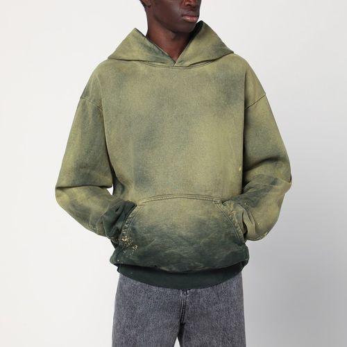 Grün/Gelber Verlauf-Kapuzenpullover - Basketcase Gallery - Modalova