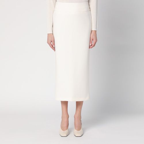 White nylon midi skirt - Max Mara - Modalova