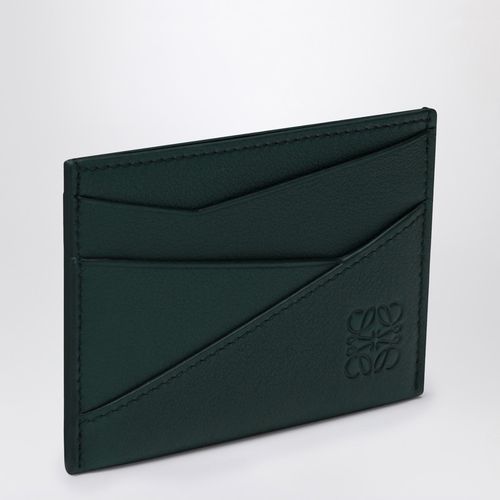 Puzzle green calfskin card case - Loewe - Modalova