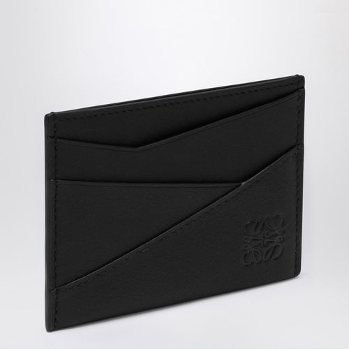 Puzzle black calfskin card case - Loewe - Modalova