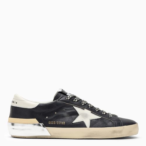 Sneaker Super-Star blu scuro/bianca - Golden Goose - Modalova