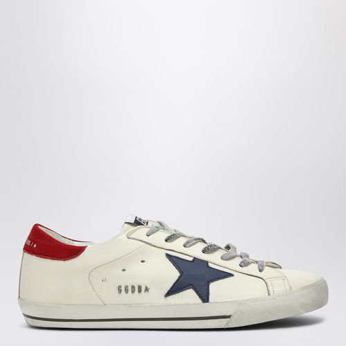 Sneaker Super Star bianca/blu/rossa - Golden Goose - Modalova