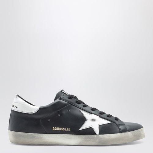 Schwarz-weißer Super-Star Sneaker - Golden Goose - Modalova