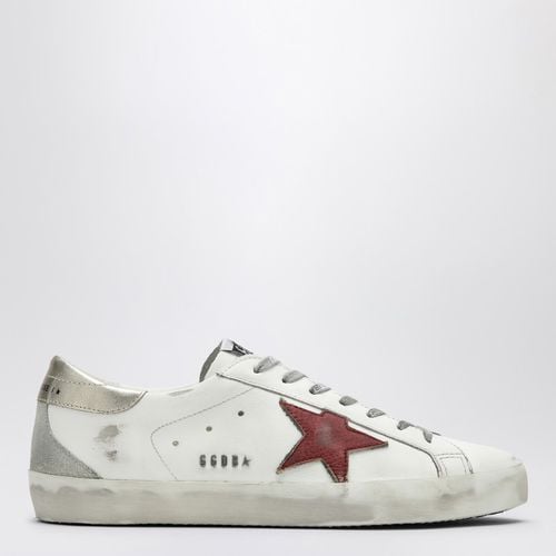 Sneaker Super Star weiß/rot/platin - Golden Goose - Modalova