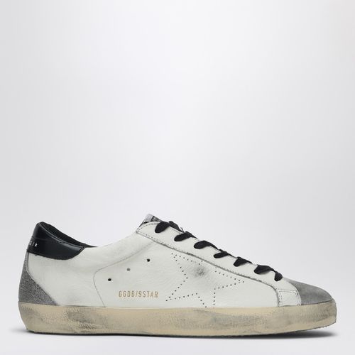 Sneaker bassa Super-star bianca/grigia/nera - Golden Goose - Modalova