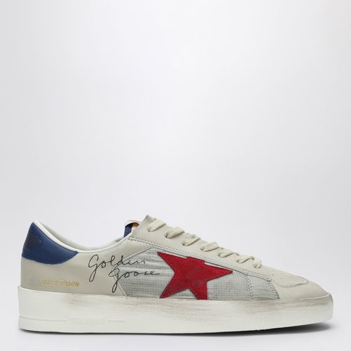 Sneaker Stardan bianca/blu/rossa - Golden Goose - Modalova