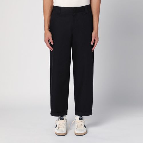 Pantalone nero in misto cotone - Golden Goose - Modalova