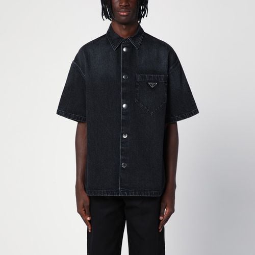 Black denim shirt - Prada - Modalova