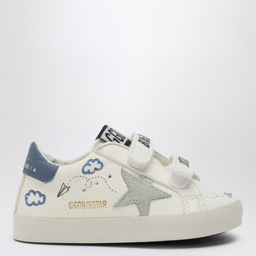 Sneaker Baby Old School bianca/azzurra - Golden Goose - Modalova