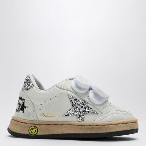 Ball Star blanc/paillettes platine - Golden Goose - Modalova