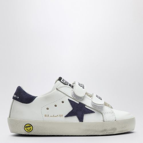 Weiß/blauer flacher Sneakers Old School - Golden Goose - Modalova