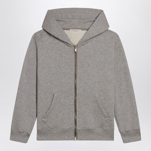 Grey cotton zip sweatshirt - Golden Goose - Modalova