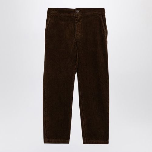 Braune Hose aus fein geripptem Cord - Golden Goose - Modalova