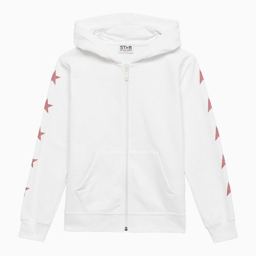 White cotton zip sweatshirt - Golden Goose - Modalova