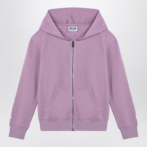 Pink cotton zip sweatshirt - Golden Goose - Modalova