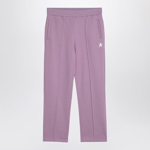 Pantalone jogging rosa in misto cotone - Golden Goose - Modalova