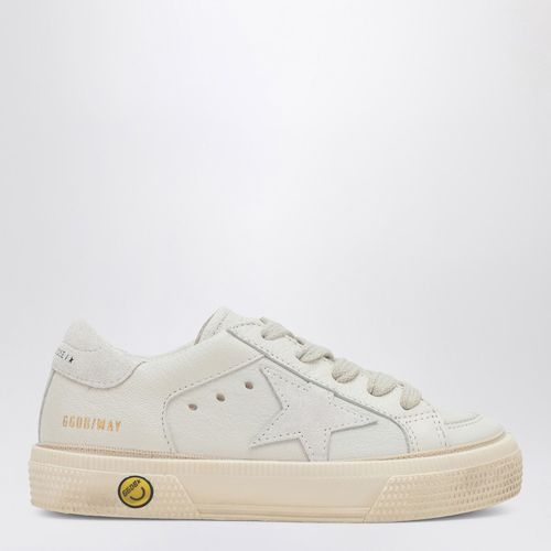 May white low trainer - Golden Goose - Modalova