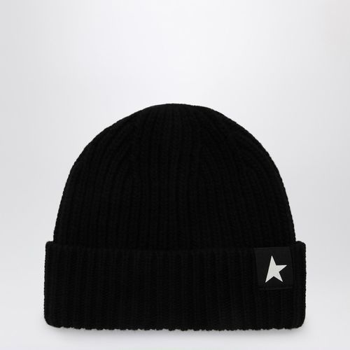 Black wool cap with little star - Golden Goose - Modalova